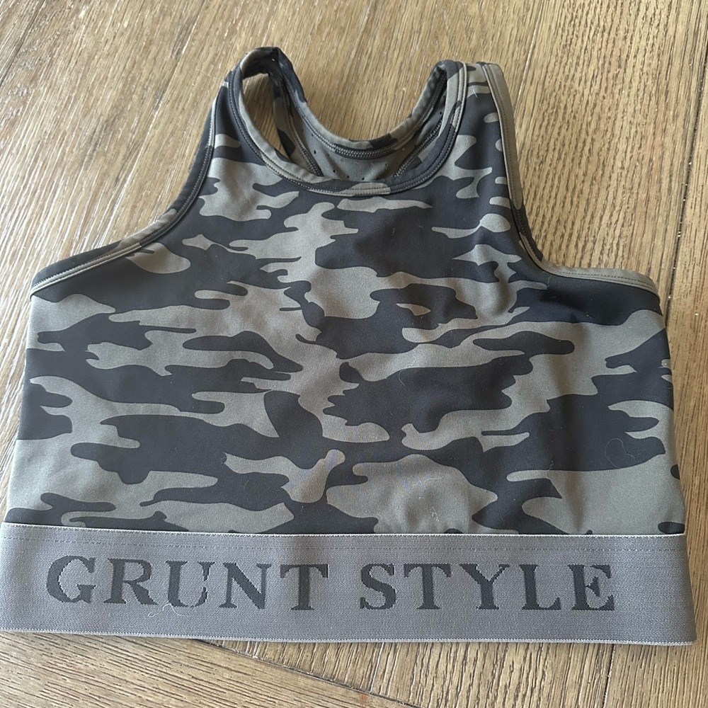 Grunt Style Camouflage Sports Bra